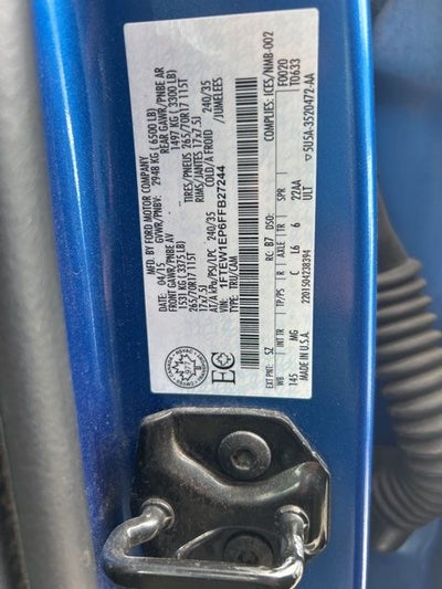 2015 Ford F-150 Lariat