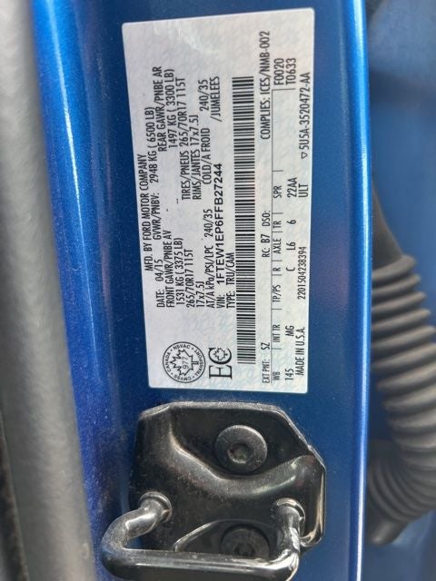 2015 Ford F-150 Lariat