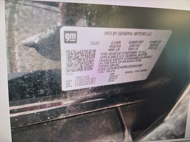 2024 Chevrolet Silverado EV Work Truck