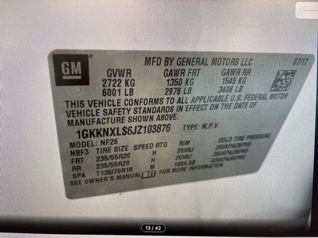 2018 GMC Acadia Denali