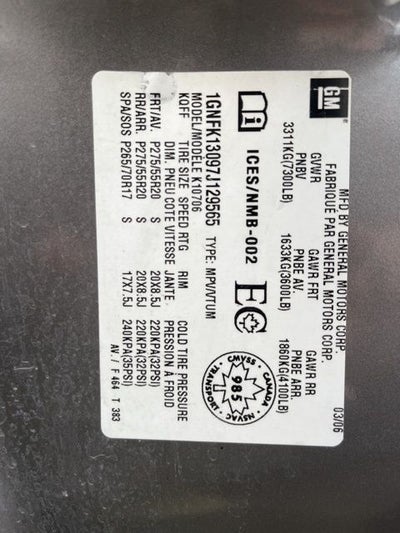 2007 Chevrolet Tahoe LT