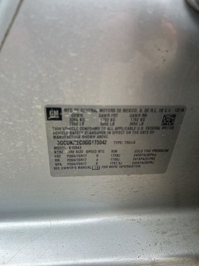 2016 Chevrolet Silverado 1500 LT LT1