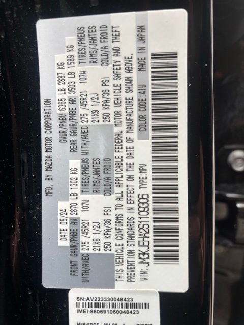 2025 Mazda Mazda CX-70 PHEV Premium Plus