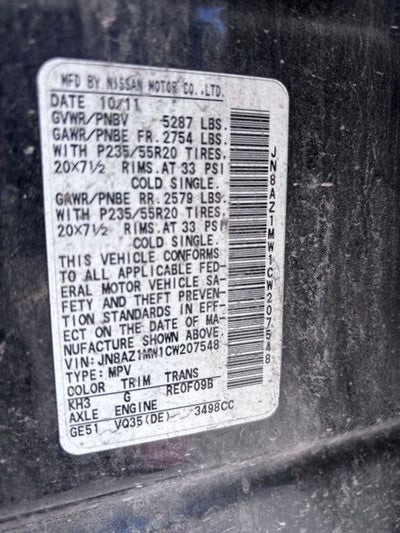 2012 Nissan Murano LE