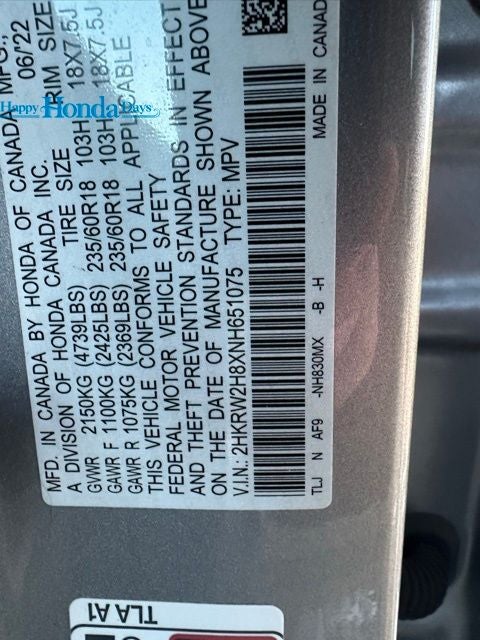 2022 Honda CR-V EX-L