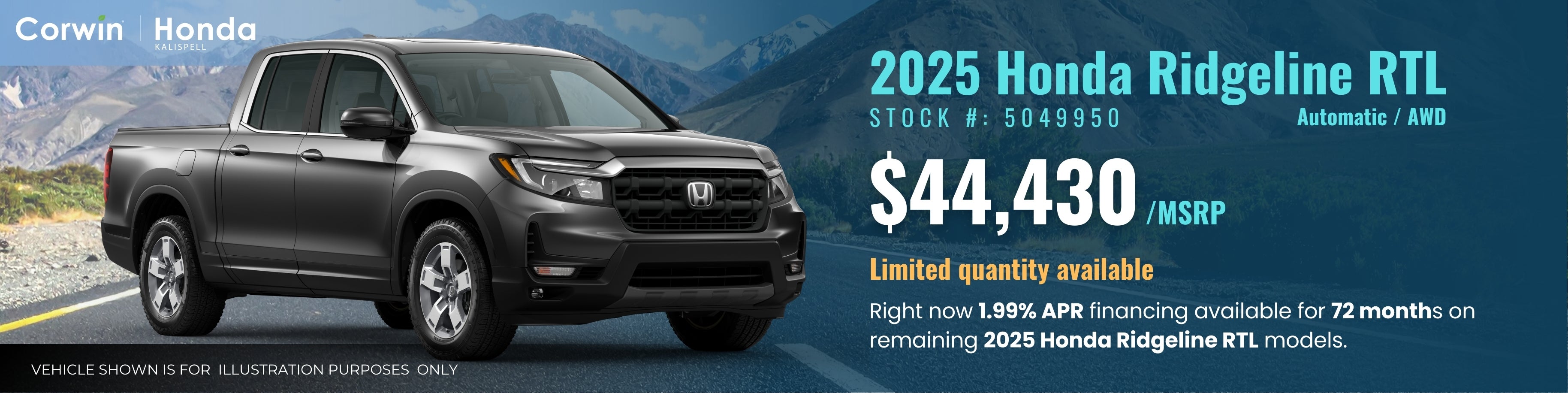 2025 Honda Ridgeline RTL