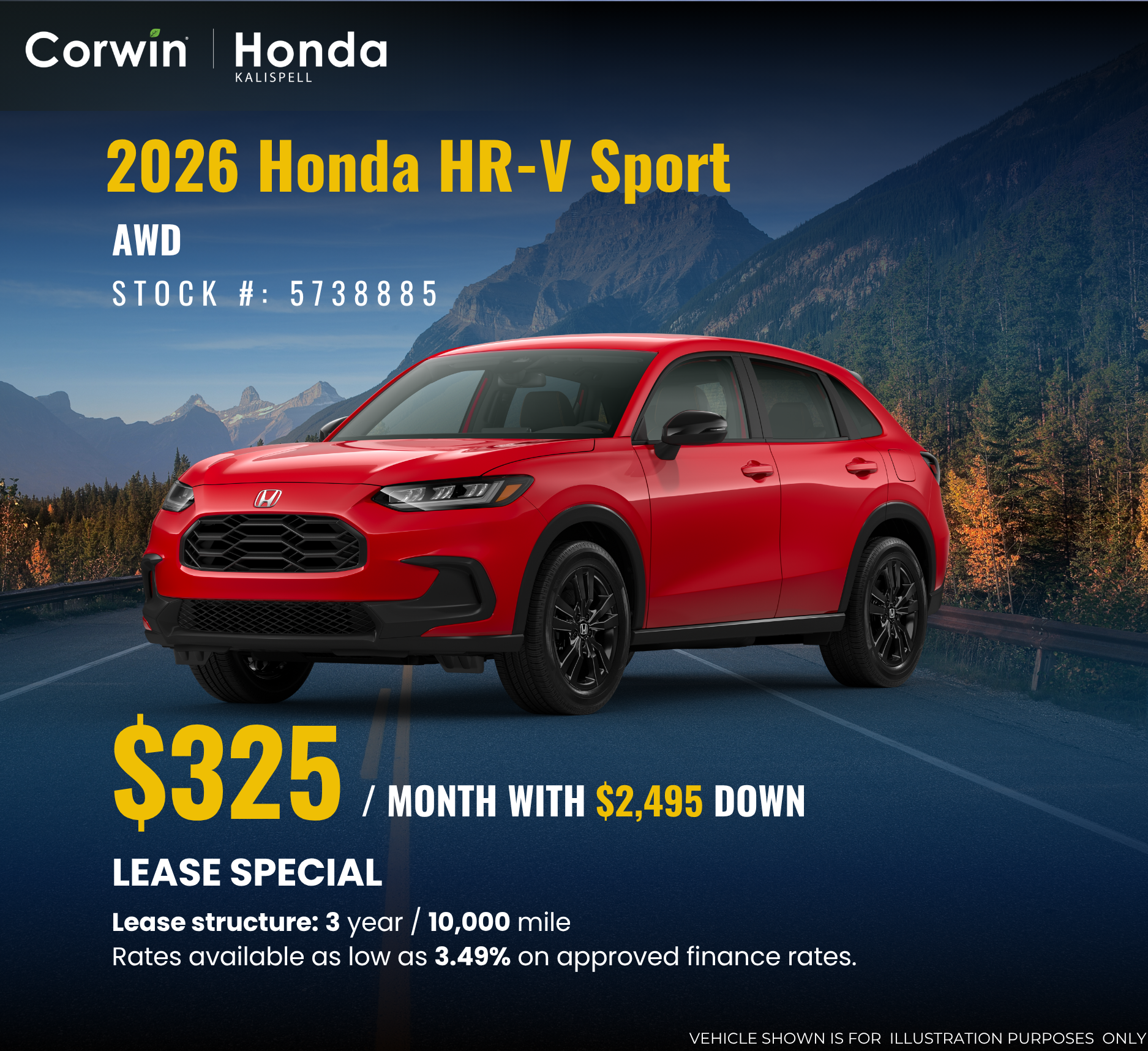 2026 Honda HR-V Sport