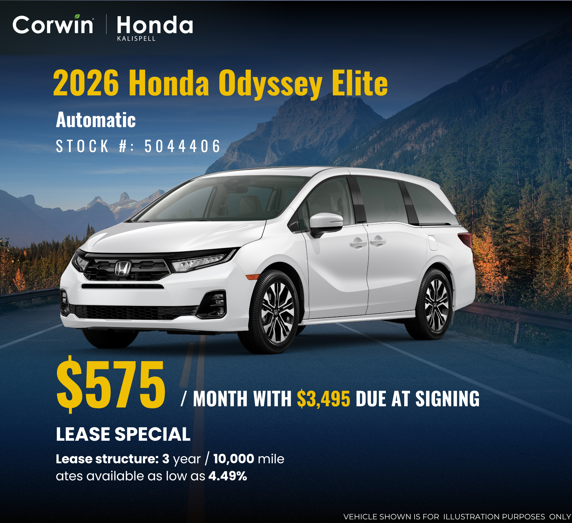 2026 Honda Odyssey Elite