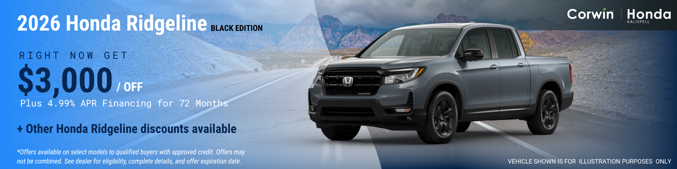 2026 Honda Ridgeline Black Edition