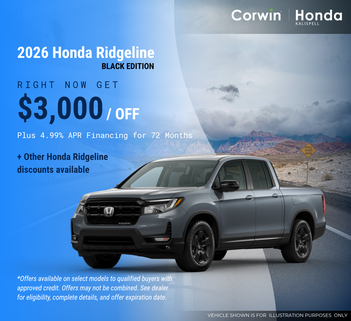 2026 Honda Ridgeline Black Edition