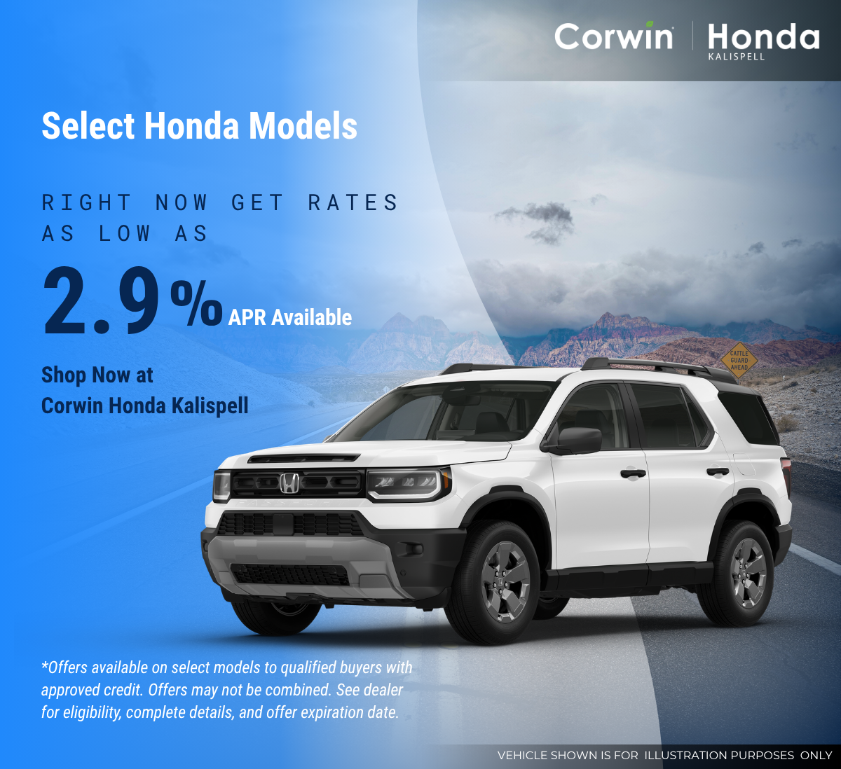 Select Honda Models